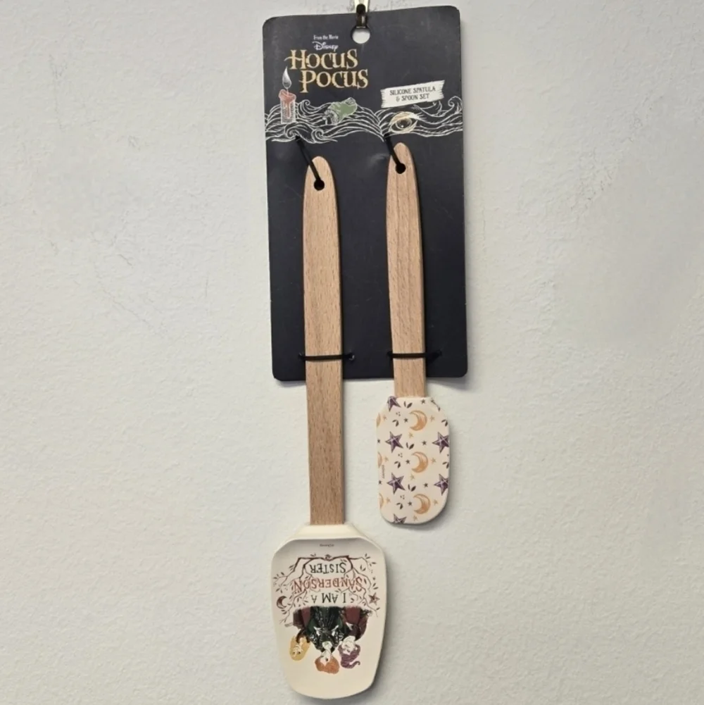 Disney Hocus Pocus Sanderson sisters Silicone Spatula & Spoon Set